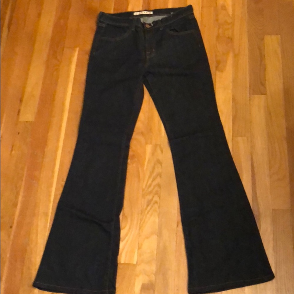 NWOT Jbrand mid rise flare in pure